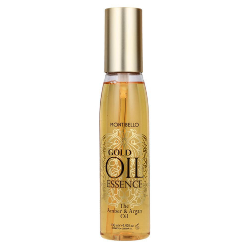Montibello GOLD OIL ESSENCE – Nabłyszczający olejek do włosów z olejkiem arganowym i bursztynowym 130 ml