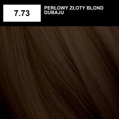 Mila Professional Milaton High Cover farba do włosów 7.73 Perłowy złoty blond Dubaju 100 ml