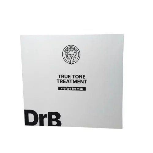 DrB Karta kolorów – wzornik odcieni farb męskich z próbkami włosów