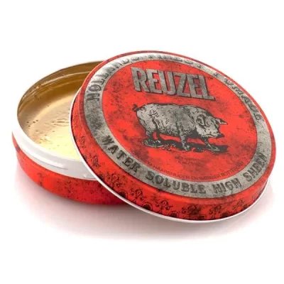 Reuzel – Red Pomade – Pig 95 g – Czerwona pomada wodna o średnim chwycie i wysokim połysku