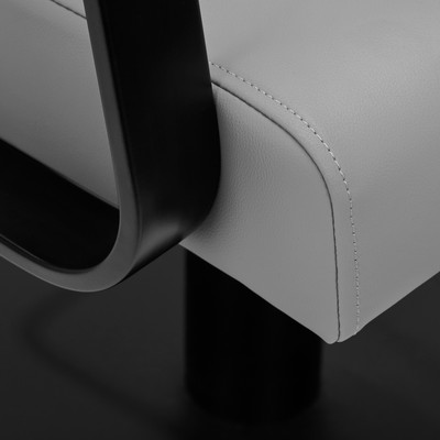 Gabbiano fotel fryzjerski Porto czarno Szary