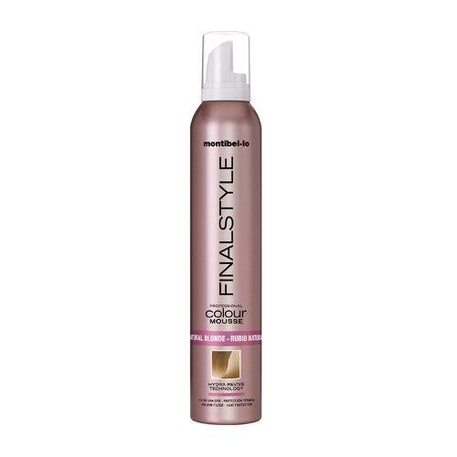 Montibello Finalstyle Colour Naturalny Blond 320 ml – Koloryzująca pianka do stylizacji z efektem blasku i elastycznym utrwaleniem