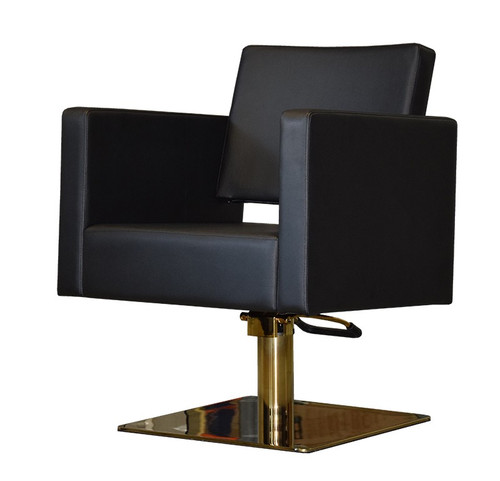 Zestaw Fryzjerski - 2 Fotele MODENA ZŁOTE + Myjnia VASTO ZŁOTA