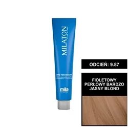 Mila Professional Milaton Classic farba do włosów 9.87 Fioletowy perłowy bardzo jasny blond 100 ml