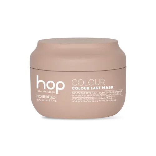 Montibello HOP Colour Last Mask 200 ml – Maska do włosów farbowanych z algami i kwasem ferulowym