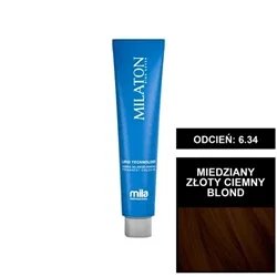 Mila Professional Milaton Classic farba do włosów 6.34 Miedziany złoty ciemny blond 100 ml