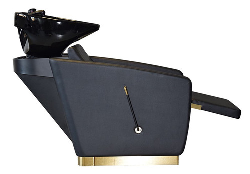 Zestaw Fryzjerski - 2 Fotele SIENA ZŁOTE + Myjnia VASTO ZŁOTA