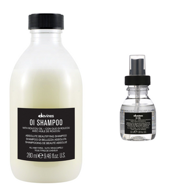 Zestaw Davines OI szampon + olejek 50ml