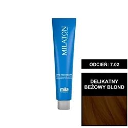 Mila Professional Milaton Classic farba do włosów 7.02 Delikatny beżowy blond 100 ml