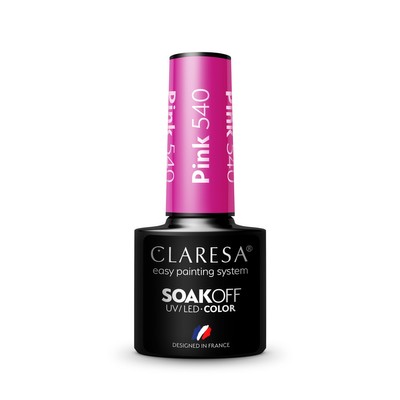 CLARESA Lakier hybrydowy PINK 540 -5g