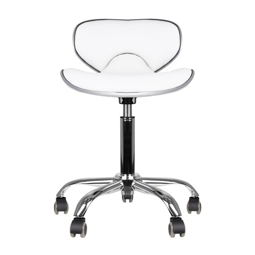 Gabbiano taboret kosmetyczny Q-4599 biały