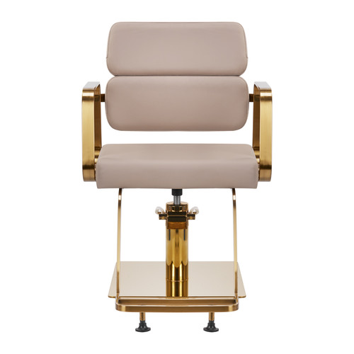 Gabbiano fotel fryzjerski Porto złoto Beżowy