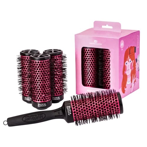 OLIVIA GARDEN Zestaw do loków MULTIBRUSH 4 szt. 45 mm