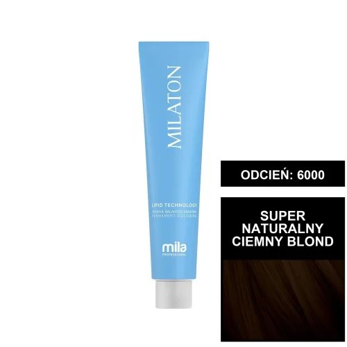 Mila Professional Milaton High Cover Supernatural farba do włosów 6000 Super naturalny ciemny blond 100 ml