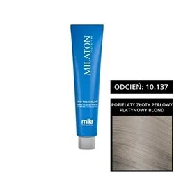 Mila Professional Milaton High Cover farba do włosów 10.137 Popielaty złoty perłowy platynowy blond 100 ml