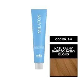 Mila Professional Milaton High Cover Natural farba do włosów 9.0 Naturalny bardzo jasny blond 100 ml