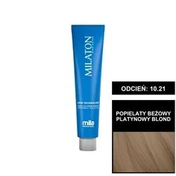 Mila Professional Milaton High Cover farba do włosów 10.21 Popielaty beżowy platynowy blond 100 ml