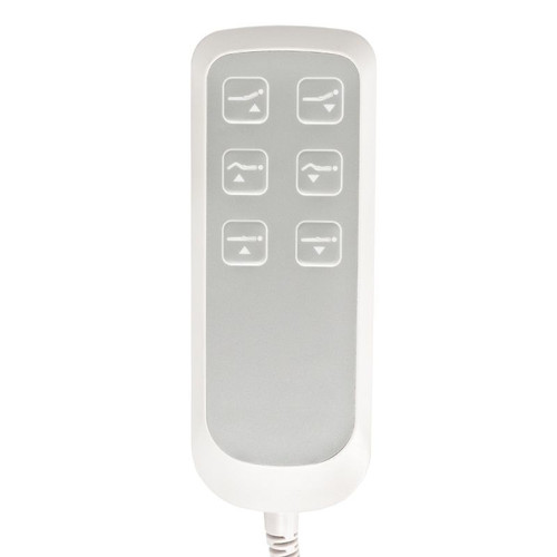 Fotel kosmetyczny elektryczny SILLON Lux 273b + taboret 304 biały