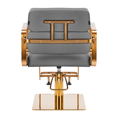 Gabbiano fotel fryzjerski Porto złoto Szary