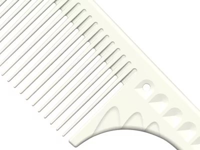 JRL J201 Grzebień barberski Pro 7,6″ – Biały