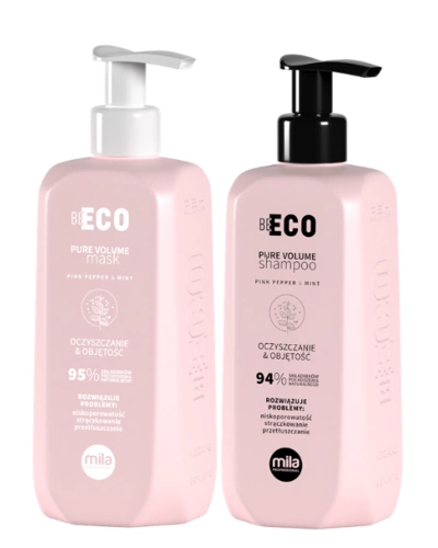 Szampon Mila BE ECO Pure Volume Shampoo Oczyszczanie i Objętość 900 ml