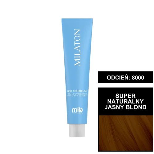 Mila Professional Milaton High Cover Supernatural farba do włosów 8000 Super naturalny jasny blond 100 ml