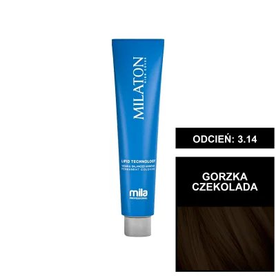 Mila Professional Milaton Classic farba do włosów 3.14 Gorzka czekolada 100 ml