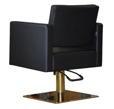 Zestaw Fryzjerski - 2 Fotele MODENA ZŁOTE + Myjnia VASTO ZŁOTA