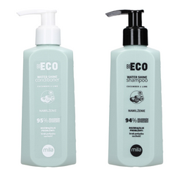 Zestaw do suchych i odwodnionych włosów Water Shine Mila Be Eco 250ml: szampon + odżywka