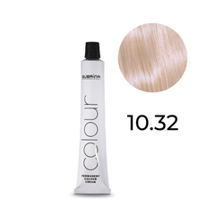 Subrina Permanent Colour Farba Do Włosów 10.32 najjaśniejszy blond złoto-perłowy 100 ML