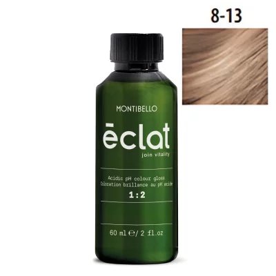 Farba Montibello Éclat 8.13 kwaśna rewitalizująca złocisto-popielaty jasny blond 60 ml