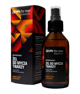 Zew-Cleansing Face Wash Gel Oczyszczający Żel do Mycia Twarzy Skóra Tłusta i Mieszana 100ml