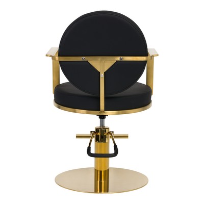Gabbiano fotel fryzjerski Arras złoto czarny