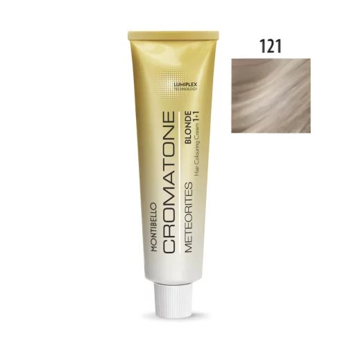 Montibello Cromatone Meteorites 121 Popielaty Blond 60 ml – farba rozjaśniająca włosy do 5 tonów