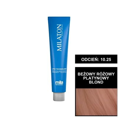 Mila Professional Milaton Classic farba do włosów 10.25 Beżowy różowy platynowy blond 100 ml