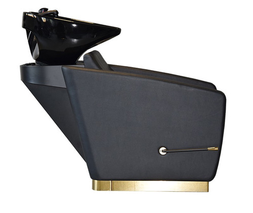 Zestaw Fryzjerski - 2 Fotele MODENA ZŁOTE + Myjnia VASTO ZŁOTA