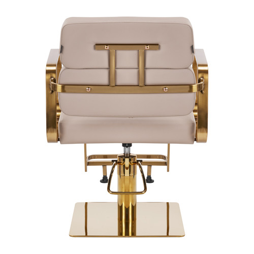 Gabbiano fotel fryzjerski Porto złoto Beżowy