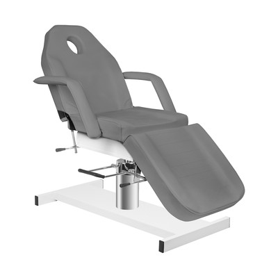 Fotel kosmetyczny hyd. A 210 szary