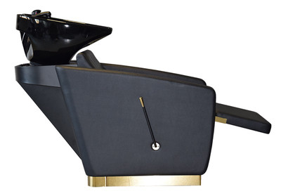 Zestaw Fryzjerski - 2 Fotele SIENA ZŁOTE + Myjnia VASTO ZŁOTA