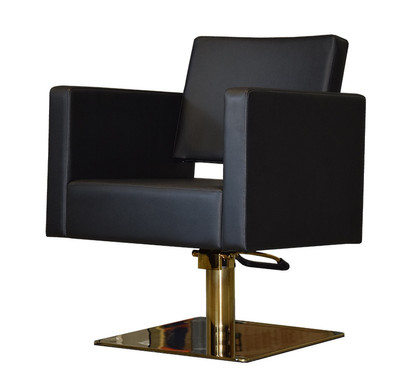 Zestaw Fryzjerski - 2 Fotele MODENA ZŁOTE + Myjnia VASTO ZŁOTA