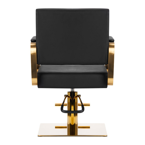 Gabbiano fotel fryzjerski Avila złoto czarny