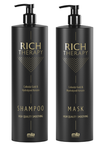 Zestaw Maska + Szampon do włosów Rich Therapy Mila 1000 ML