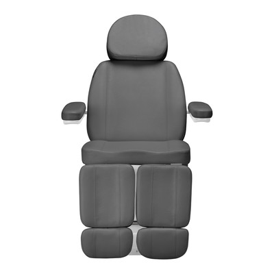 Elektryczny fotel kosmetyczny SILLON CLASSIC 2 silniki pedi szary