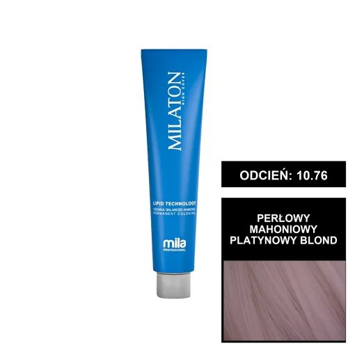 Mila Professional Milaton Classic farba do włosów 10.76 Perłowy mahoniowy platynowy blond 100 ml