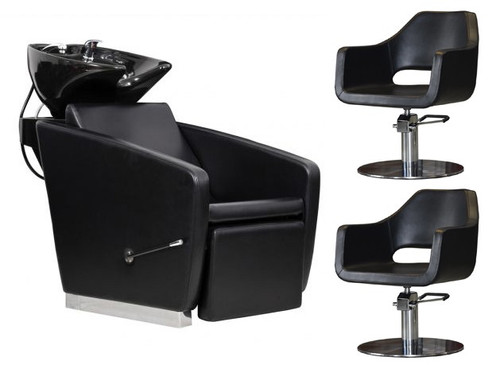 Zestaw Fryzjerski - 2 Fotele SEGNI + Myjnia VASTO