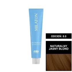 Mila Professional Milaton High Cover Natural farba do włosów 8.0 Naturalny jasny blond 100 ml