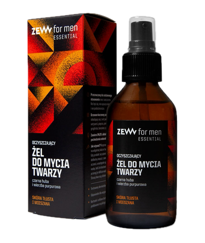 Zew-Cleansing Face Wash Gel Oczyszczający Żel do Mycia Twarzy Skóra Tłusta i Mieszana 100ml