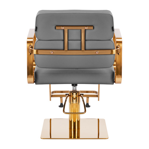 Gabbiano fotel fryzjerski Porto złoto Szary