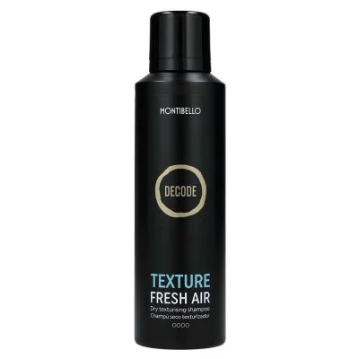 Montibello Decode Texture Fresh Air 200 ml – Suchy szampon odświeżający i dodający objętości do wszystkich rodzajów włosów