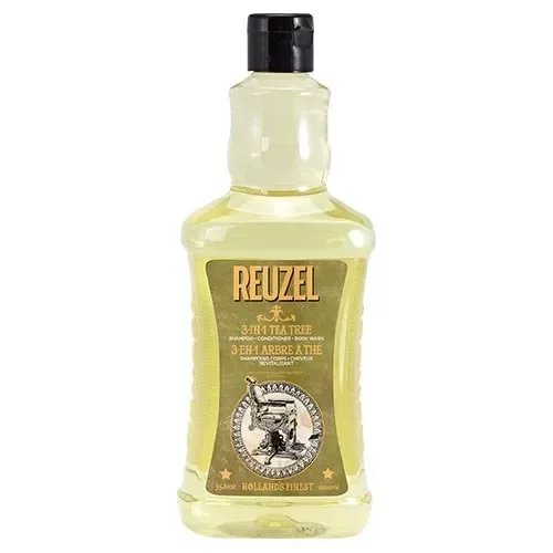 Reuzel Tea Tree - Szampon odżywka i żel 3w1 do każdego typu włosów z olejkiem z drzewa herbacianego 1000 ml